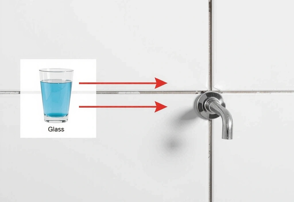 Bathroom cleaning diagram