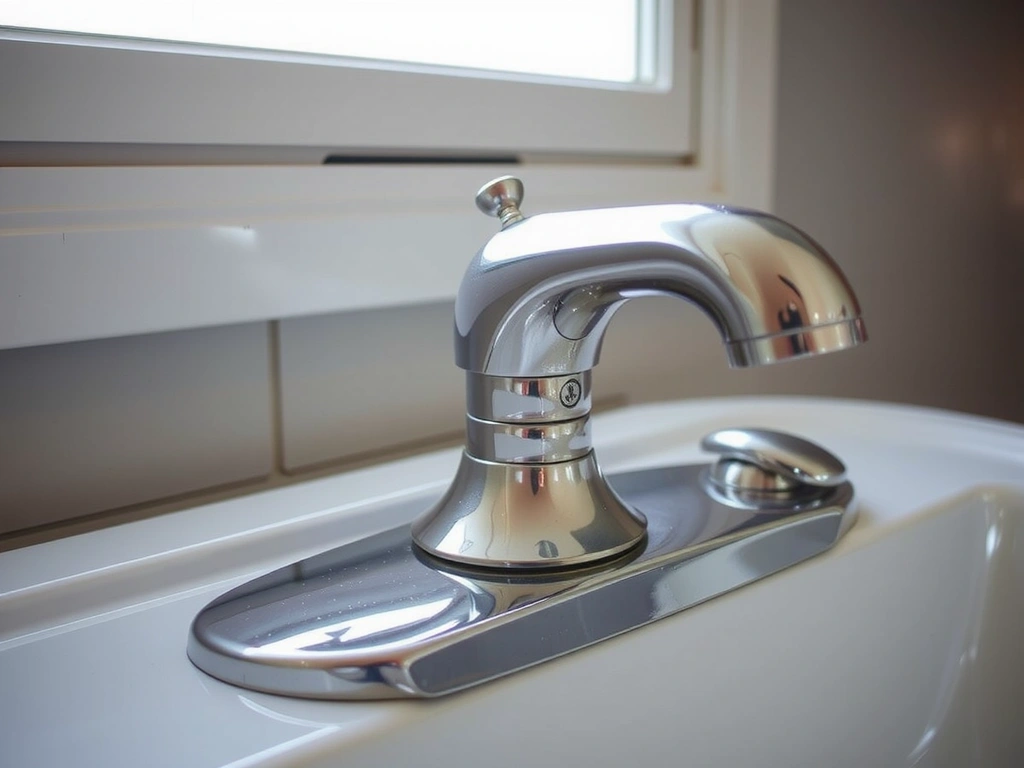 Chrome faucet polish
