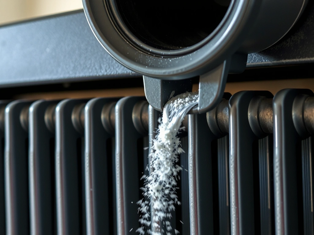 Radiator dust extraction