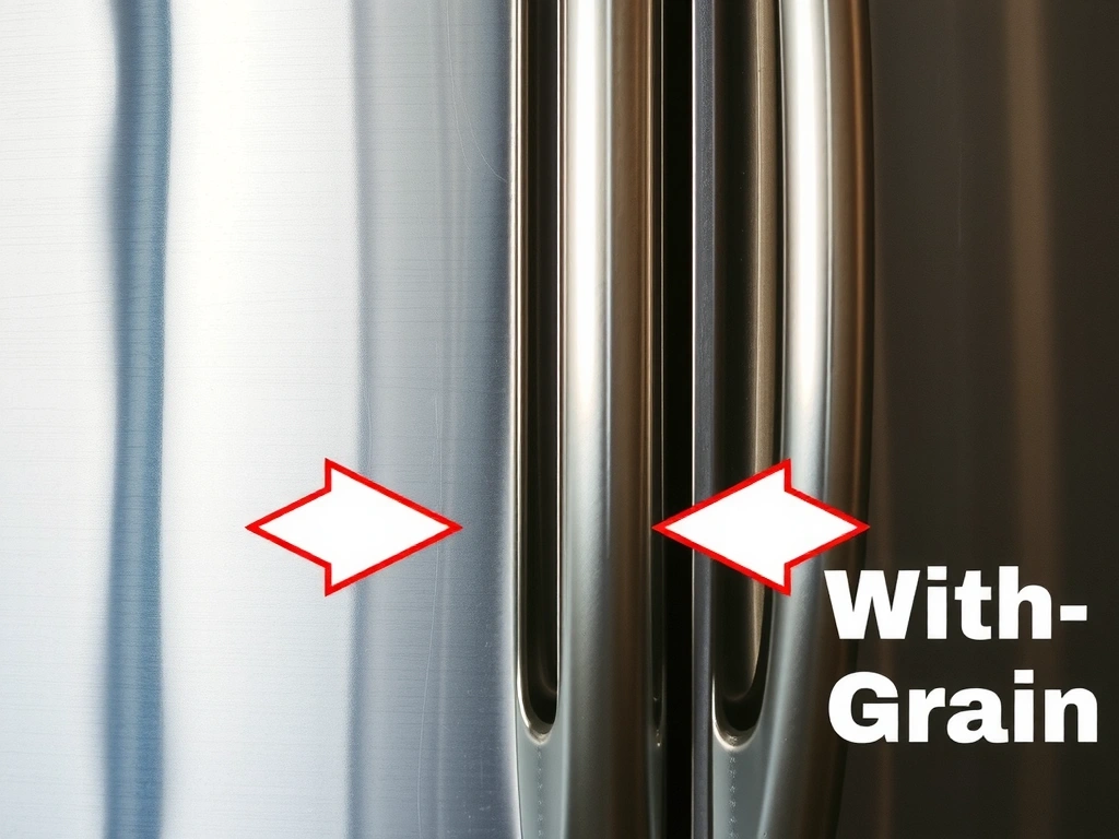 Stainless steel grain wiping