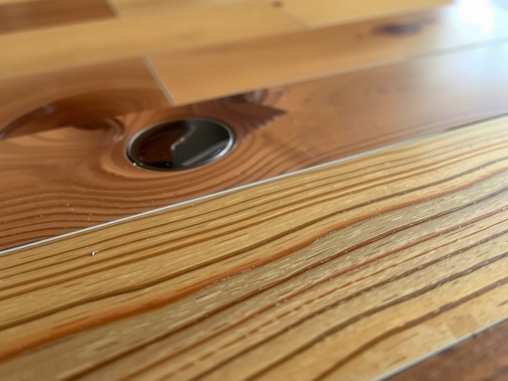 Hardwood floor grain