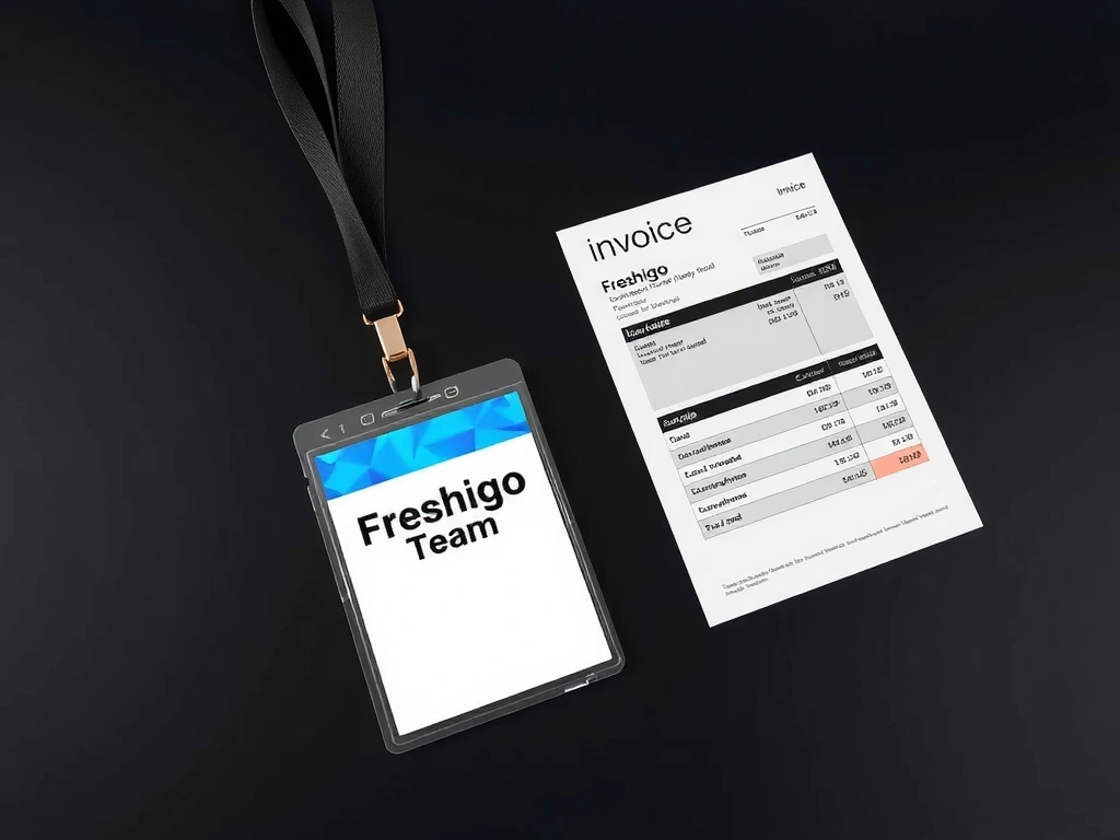 ID Badge and Invoice proof
